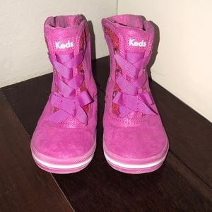 keds pink snow boots